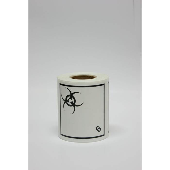 Farligt gods-etiketter 6.2 Infectious Substance 250 st/rulle - 2