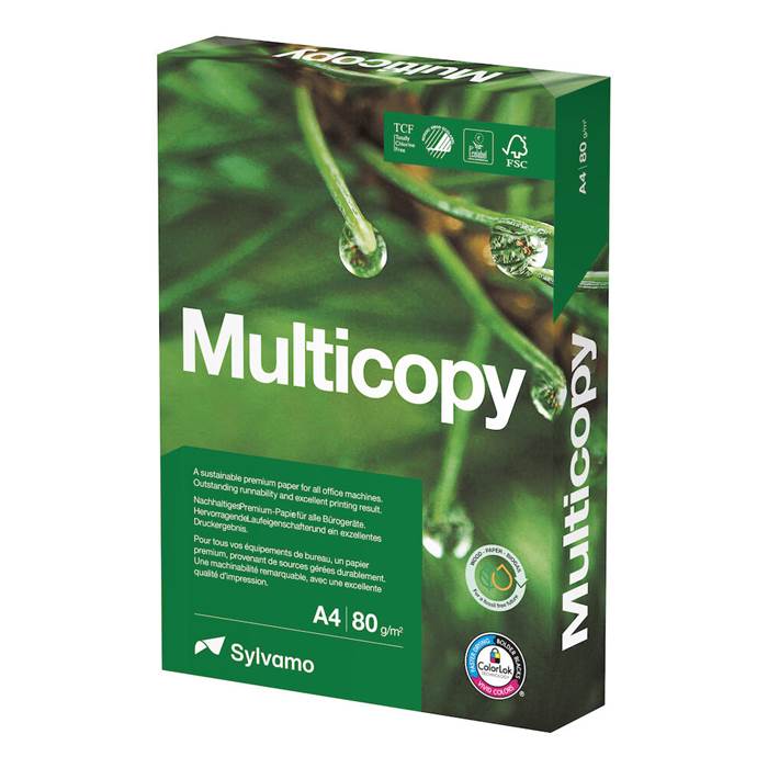 Kopieringspapper Multicopy A4 80g 500/pkt - 2