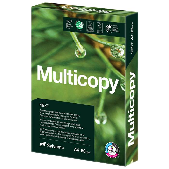 Kopieringspapper Multicopy Next A4H 80g 500/fp - 2