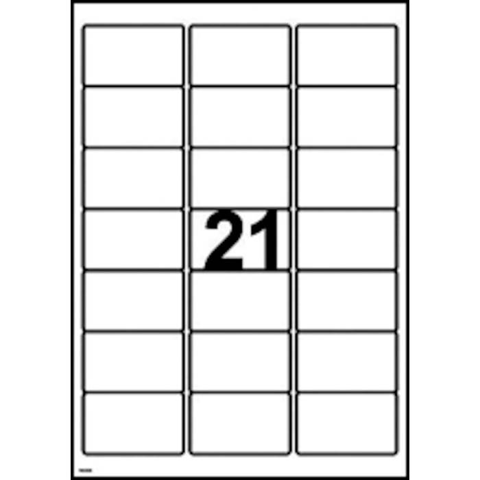 Etikett L7160 63,5x38,1mm 2100/fp - 2