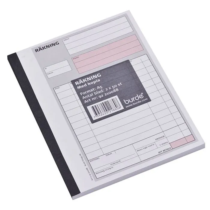 Räkning A5 2x50blad - 2