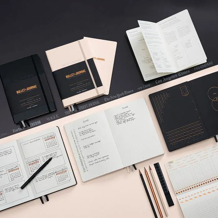 Anteckningsbok Bullet Journal A5 black - 3