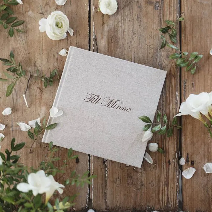 Bok Paperstyle Till Minne Rough linen - 2