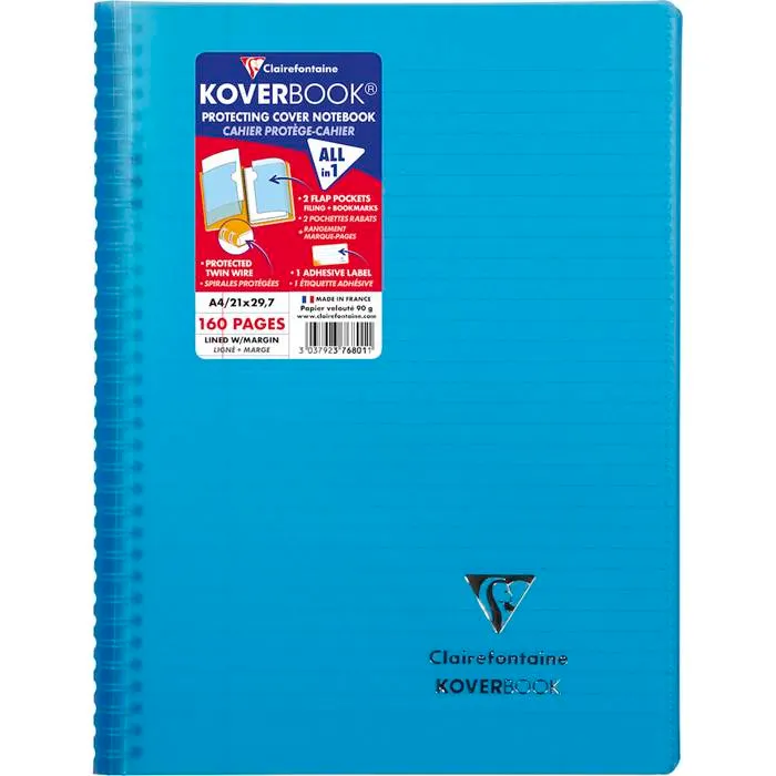 Kollegieblock Koverbook A4 - 2