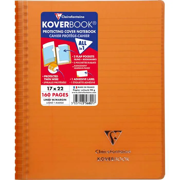 Kollegieblock Koverbook 17x22cm - 7