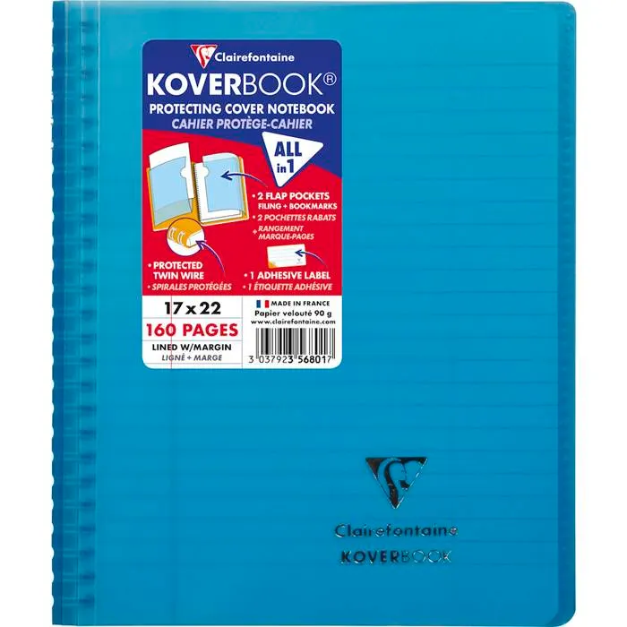 Kollegieblock Koverbook 17x22cm - 3
