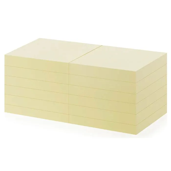 Notis Recycled 76x76 mm gul 12/fp - 2