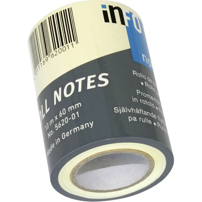 Notis refill 60mmx10m gul - 2
