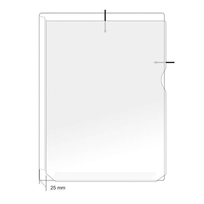 Bälgmapp A4 mapp med plastfickor - 2