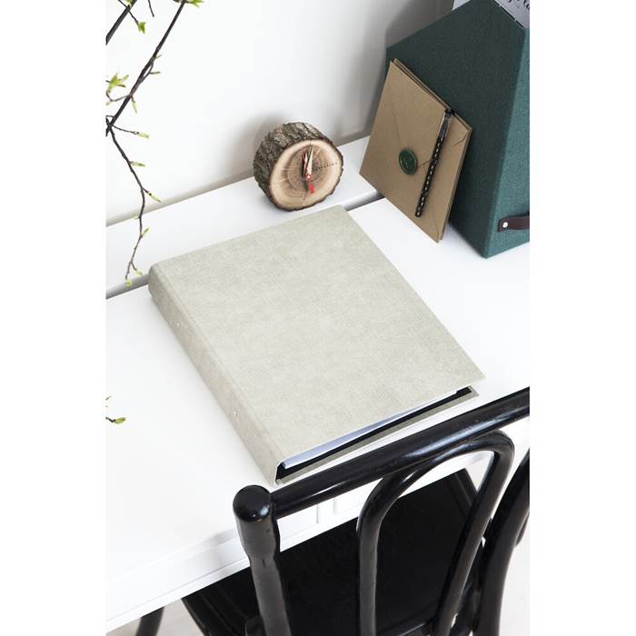 Ringpärm Bigso canvas linen - 3