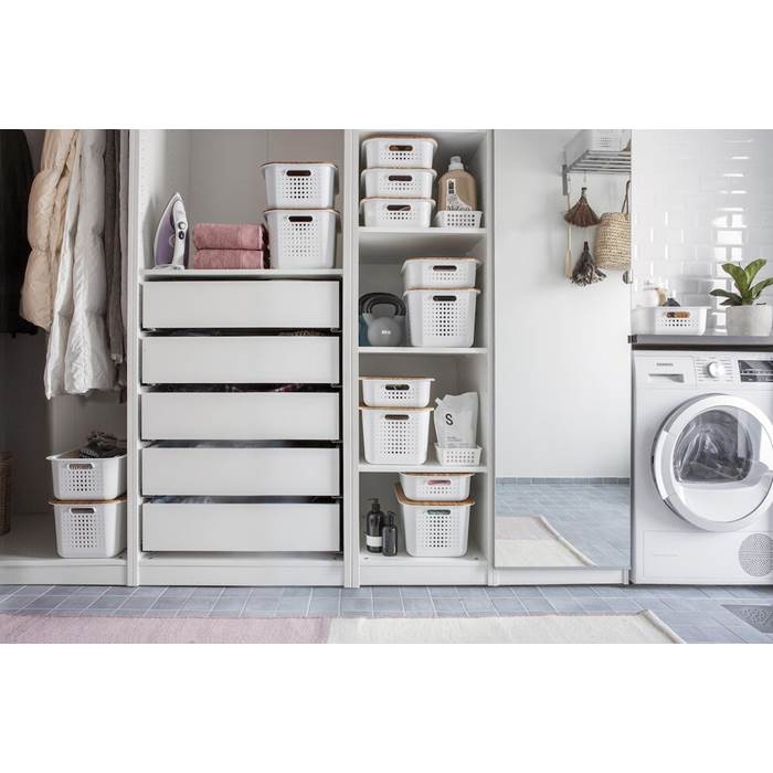 Förvaringslåda SmartStore Basket 10 vit - 6
