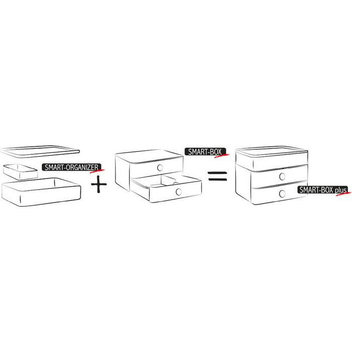 Förvaringbox Allison 4-lådor Vit - 4