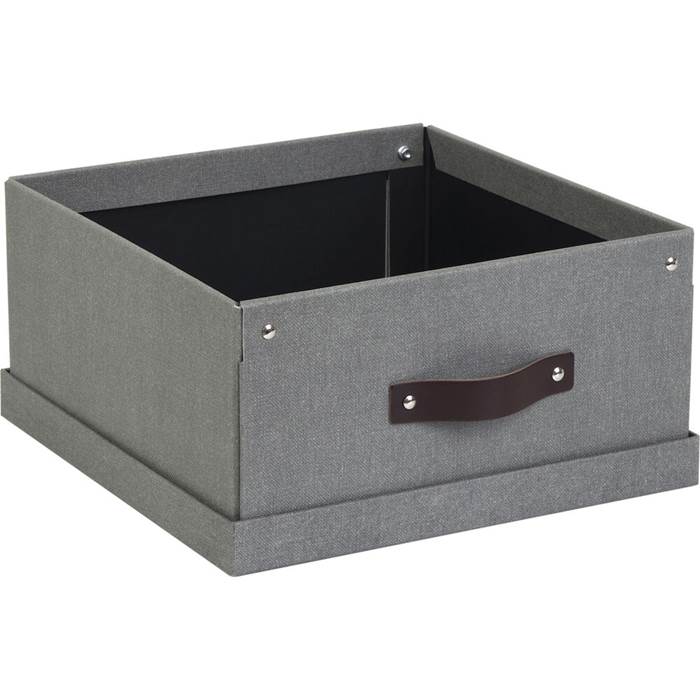 Förvaringsbox Bigso Levi canvas grå - 3
