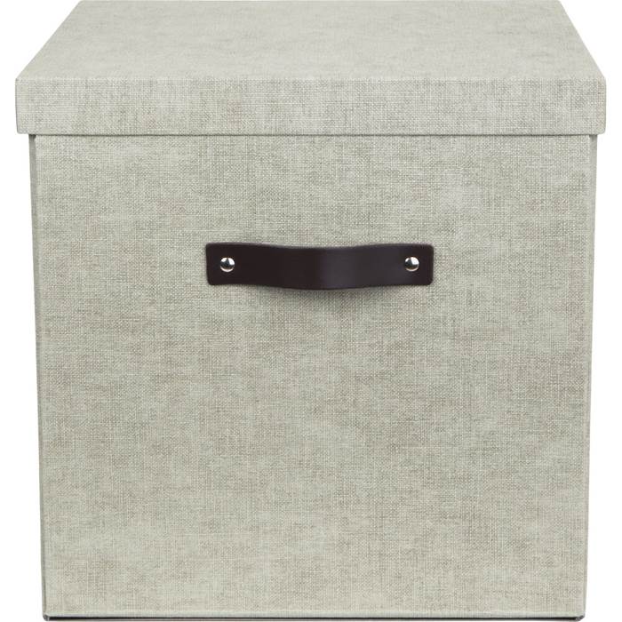 Förvaringsbox Bigso Logan canvas linen - 2