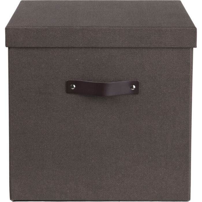 Förvaringsbox Bigso Logan canvas brun - 2