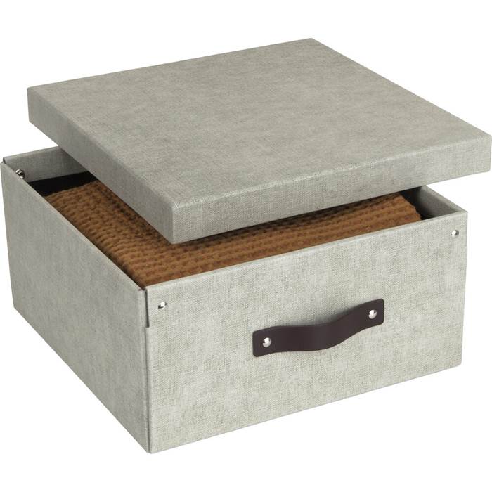 Förvaringsbox Bigso Levi canvas linen - 5