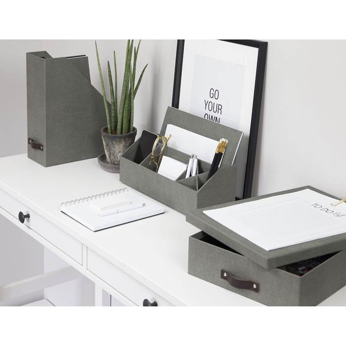 Tidskriftssamlare Estelle canvas grå - 4