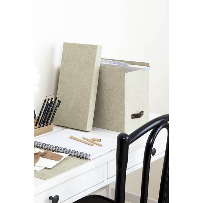 Hängmappslåda Bigso Johan canvas linen - 4