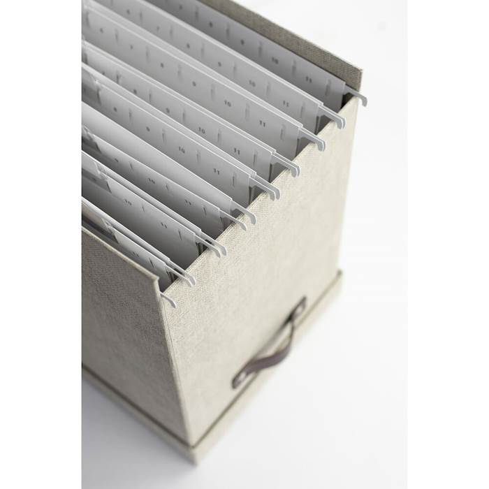 Hängmappslåda Bigso Johan canvas linen - 3
