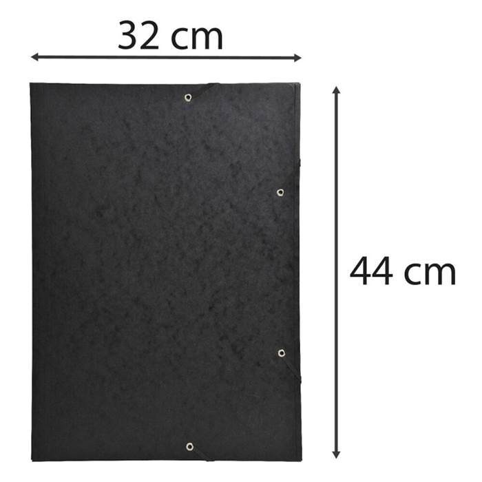 Snoddmapp A3 600g 3-klaff svart - 4
