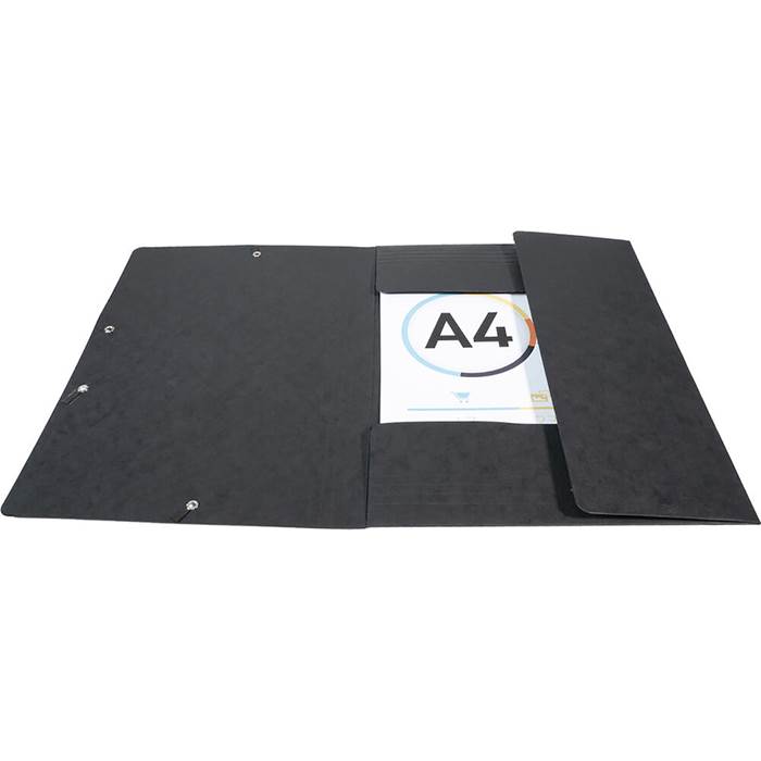 Snoddmapp A4 600g 3-klaff svart - 4