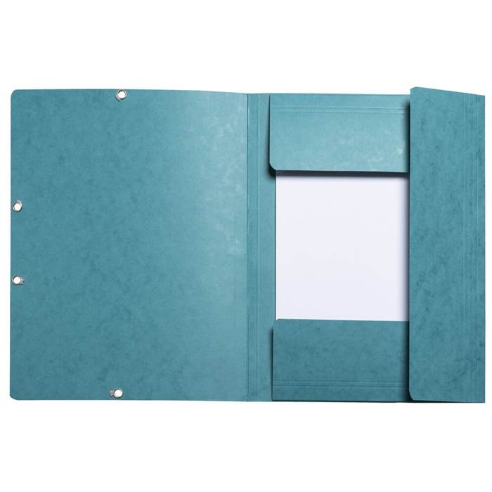Snoddmapp A4 3-klaff Pacific blue - 2