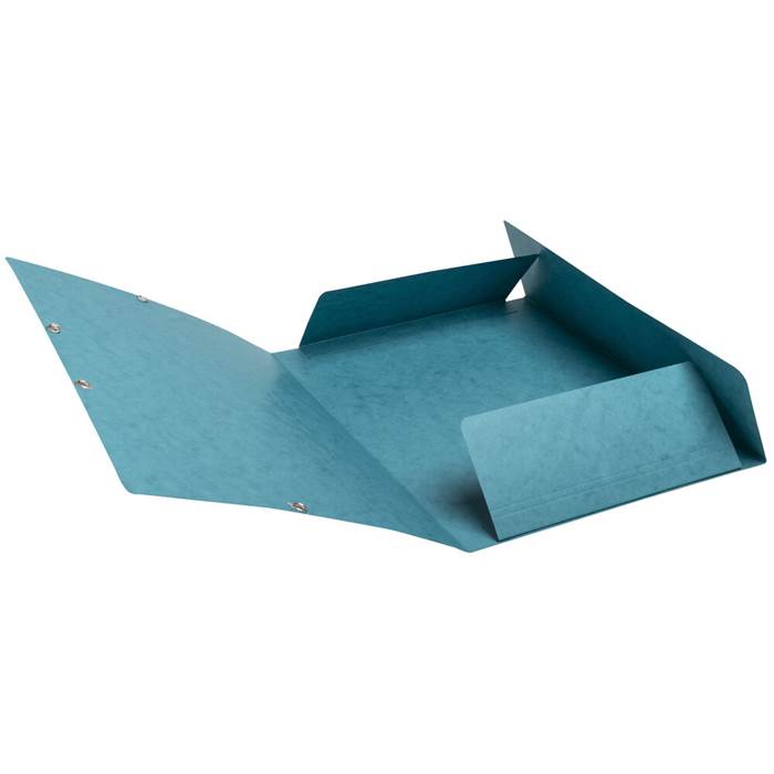 Snoddmapp A4 3-klaff Pacific blue - 3