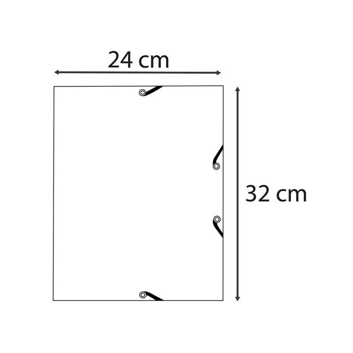 Snoddmapp A4 3-klaff Pacific blue - 4