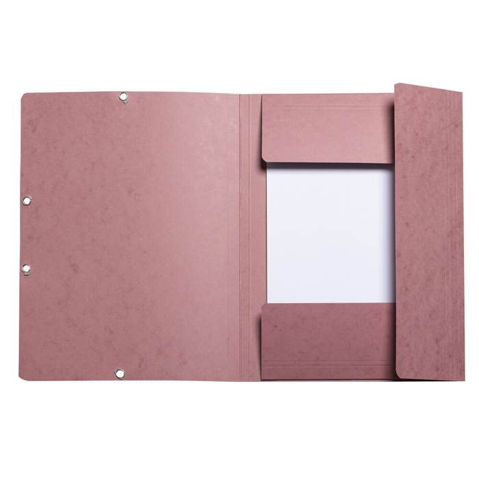 Snoddmapp A4 3-klaff Antique pink - 2