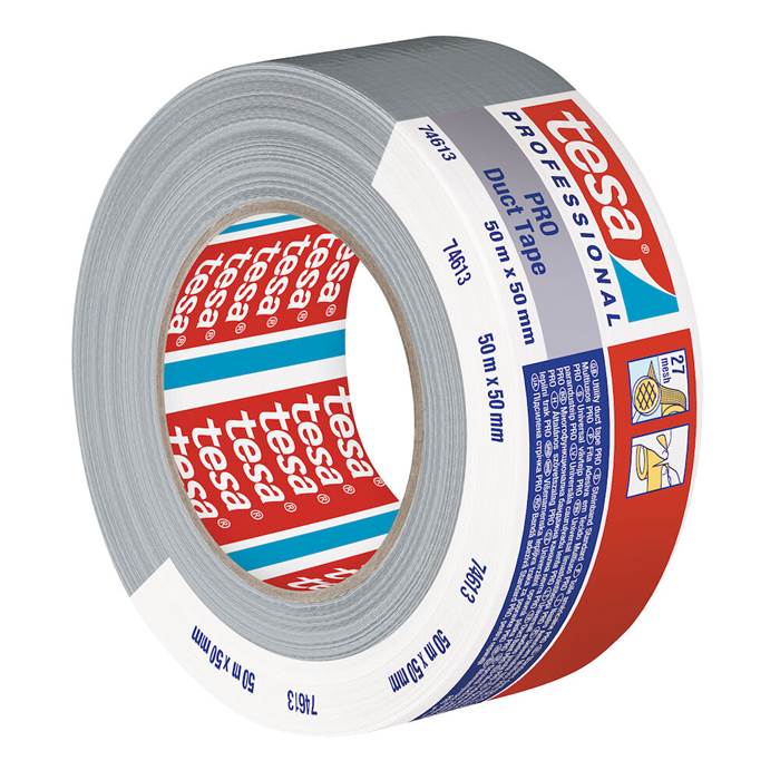 Vävtejp Tesa 50mmx50m silver - 3