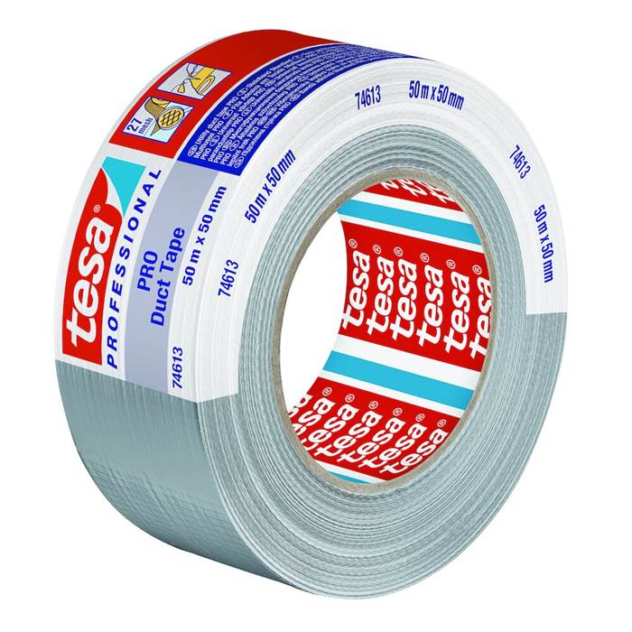 Vävtejp Tesa 50mmx50m silver - 2