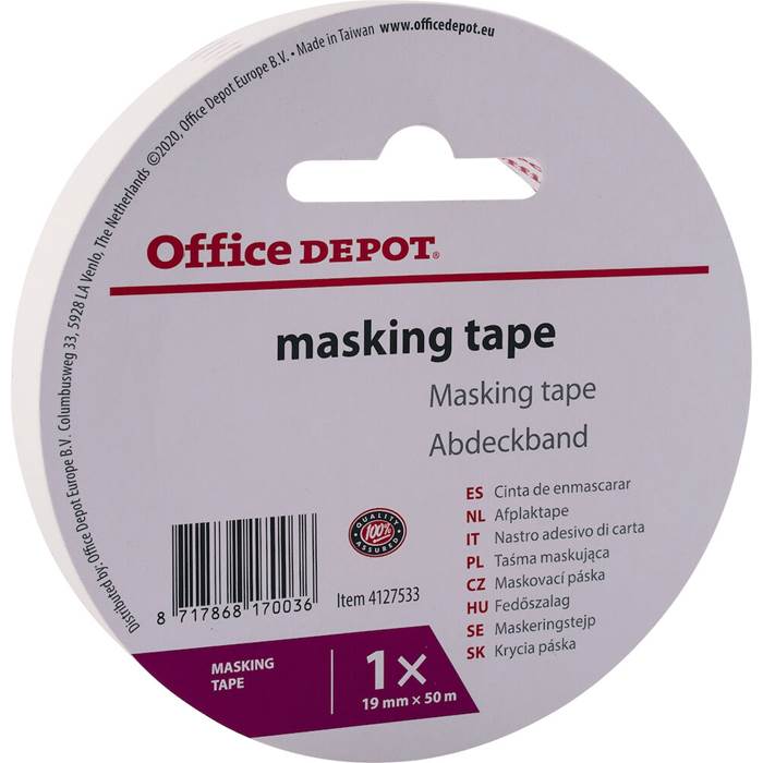 Maskeringstejp 50mx19mm Office Depot - 3