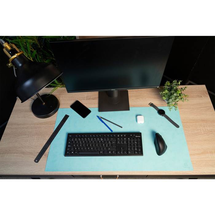 Skrivbordsunderlägg PU 40x80 cm Tropic/duck blue - 6