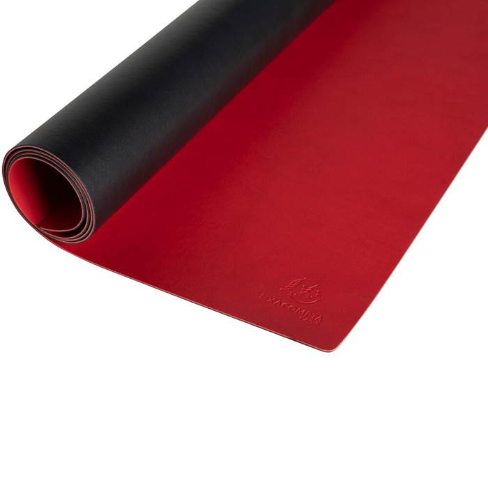 Skrivbordsunderlägg PU 40x80 cm Black/red - 2