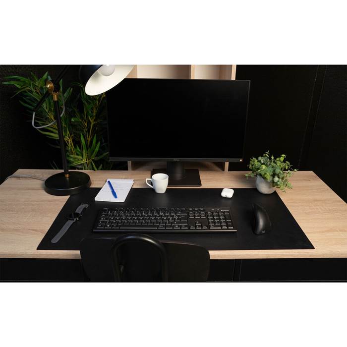 Skrivbordsunderlägg PU 40x80 cm Black/red - 6