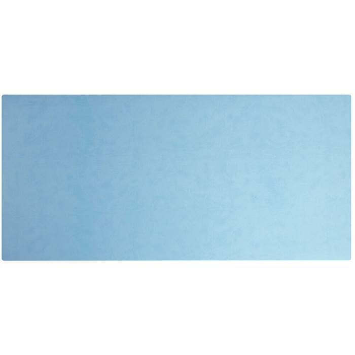 Skrivbordsunderlägg PU 40x80 cm Light blue/navy blue - 2