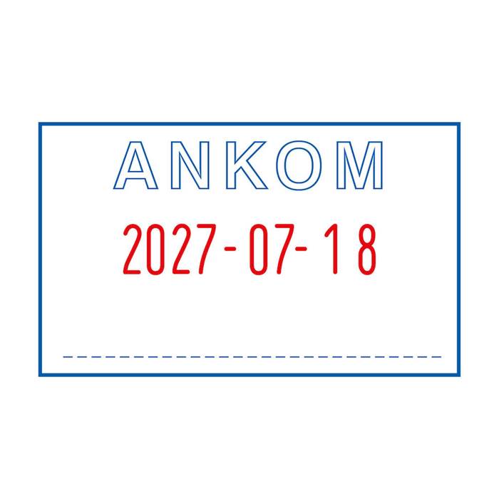 Stämpel Ankom + Datum Trodat 4750 - 2