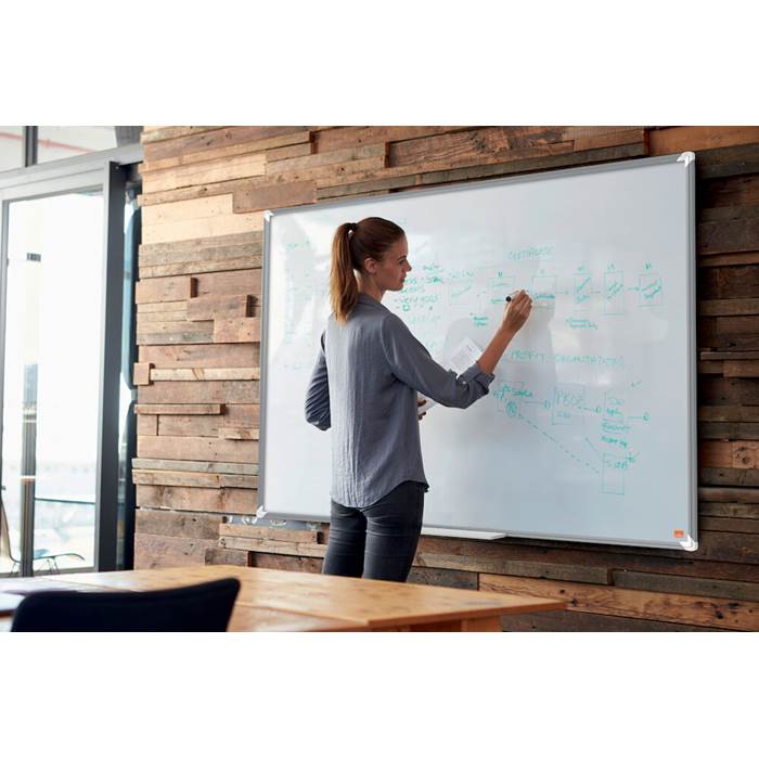 Whiteboard Premium Plus Emalj 1500 x 1000 mm - 10
