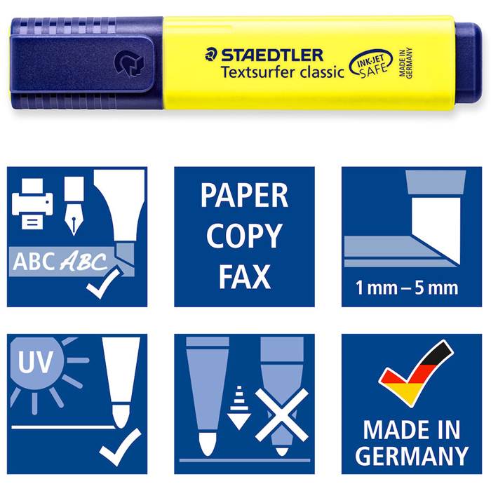 Överstrykningspennor Staedtler 364 - Textsurfer Classic 8/fp - 3