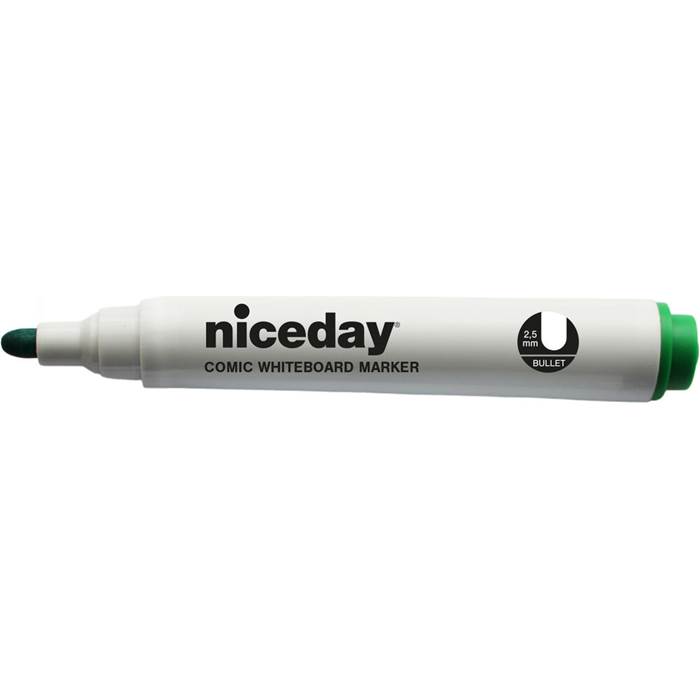 Whiteboard-penna rund spets grön - 2