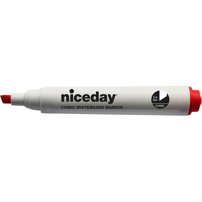 Whiteboard-penna snedskuren röd - 3