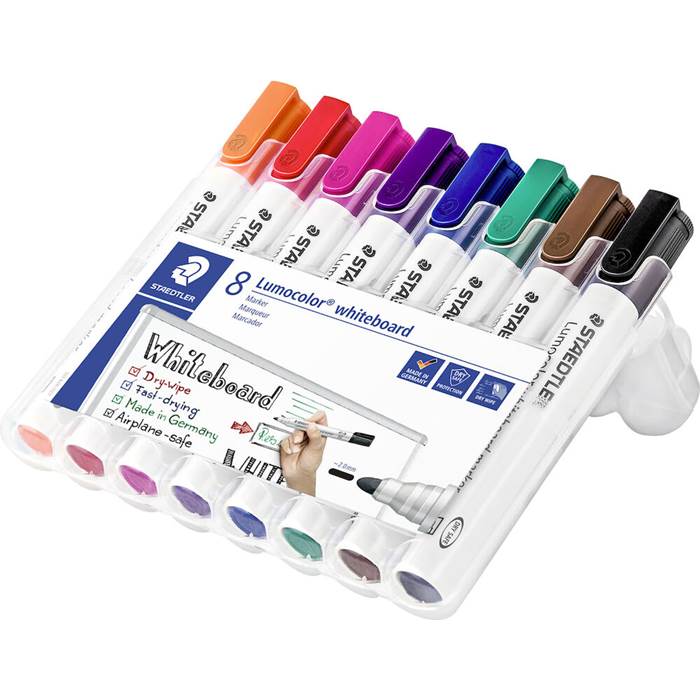 Whiteboard-penna Staedtler rund 8 st/fp - 2