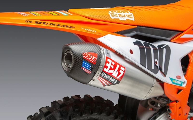 Yoshimura Full System Exhaust Ktm/Husqvarna SX-F/FC450 RS-12 Sign. FS/SS/SS/CF - 2