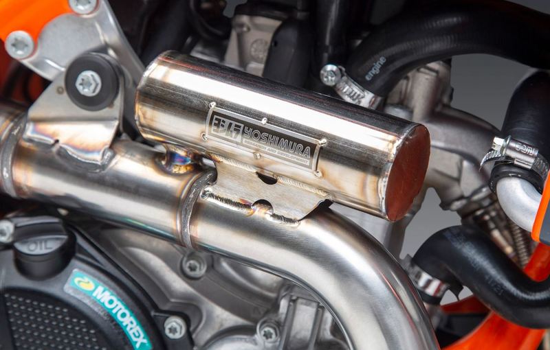 Yoshimura Full System Exhaust Ktm/Husqvarna SX-F/FC450 RS-12 Sign. FS/SS/SS/CF - 5