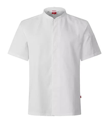 Kockskjorta - unisex vit