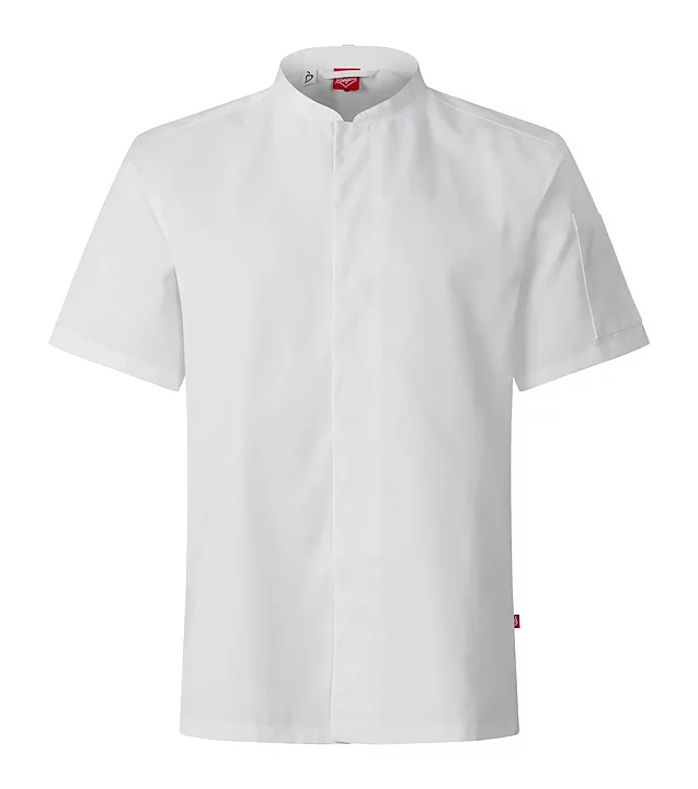 Kockskjorta - unisex vit
