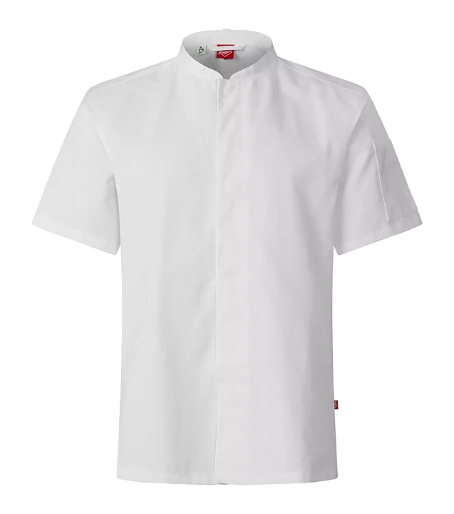 Kockskjorta - unisex vit