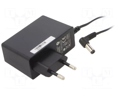 AC adapter 12V 2.0A 5,5x2,1 mm, L-kontakt