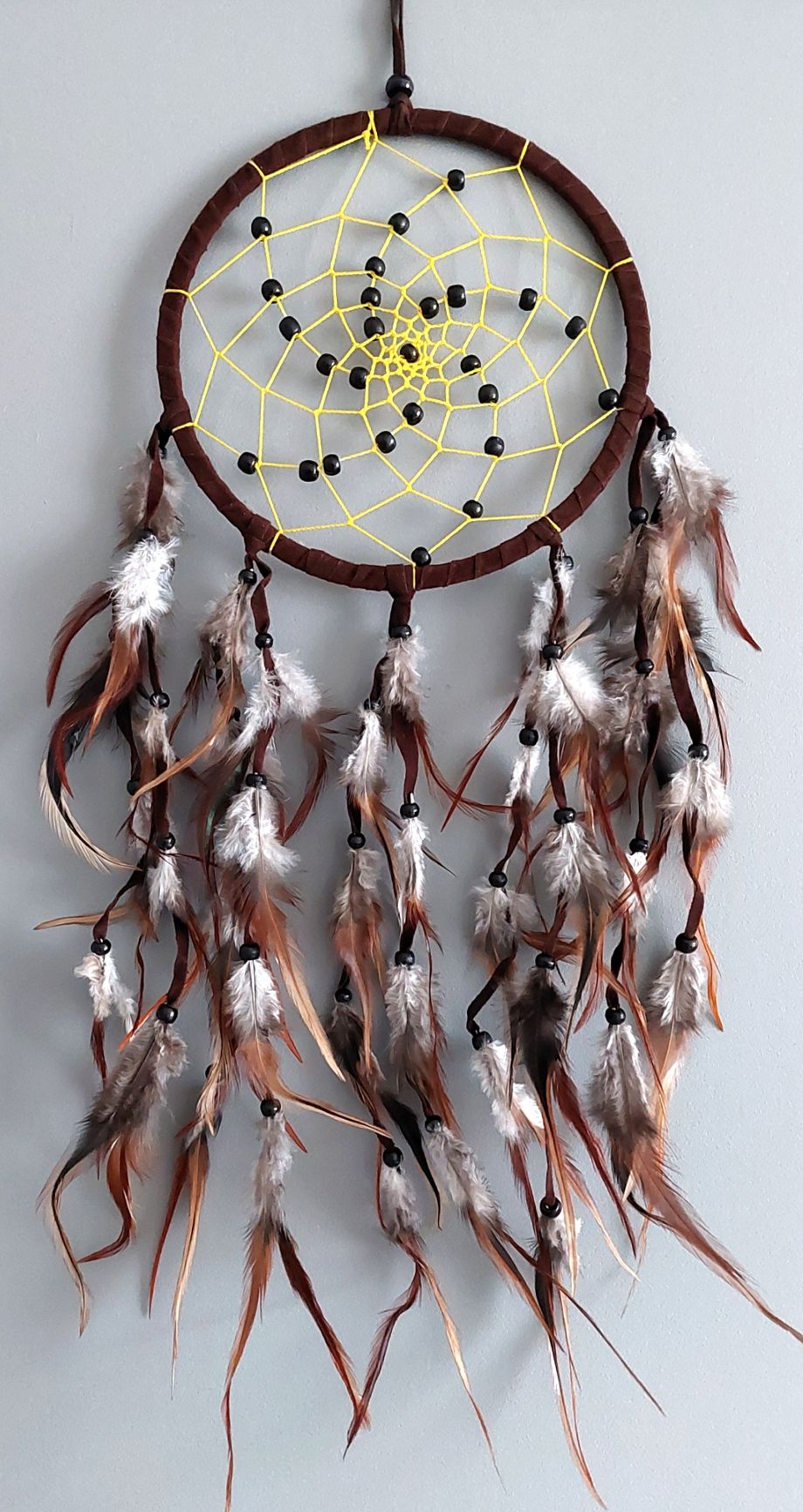 Drömfångare, Gul - 17cm