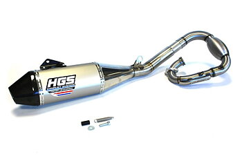 HGS Avgassystem 4T komplett YZ450F 2023- Carbon end cap